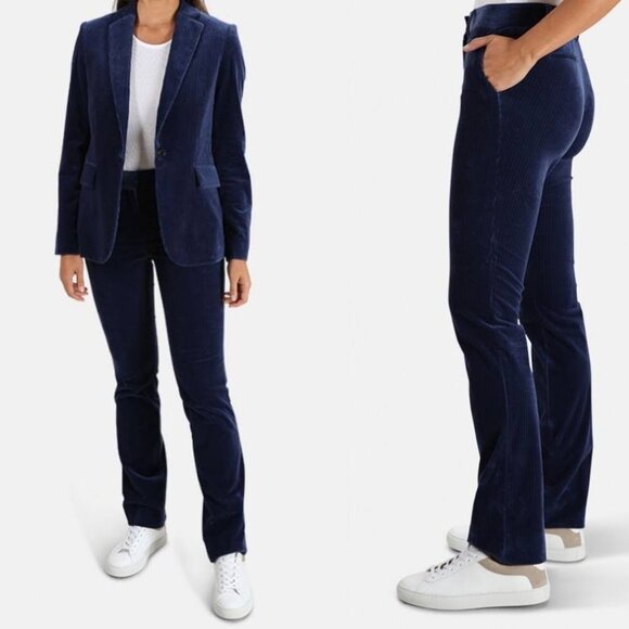 NWT FRAME Navy blue corduroy pants - Picture 1 of 10